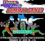 International Track & Field - Summer Games (Europe) Title Screen
